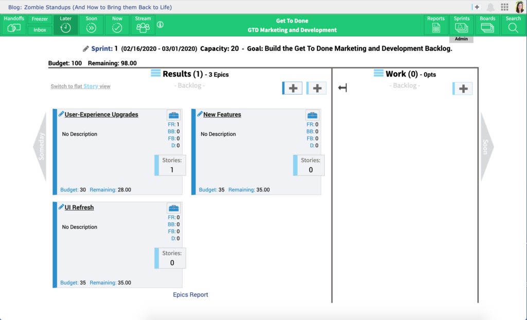 Build Your Backlog